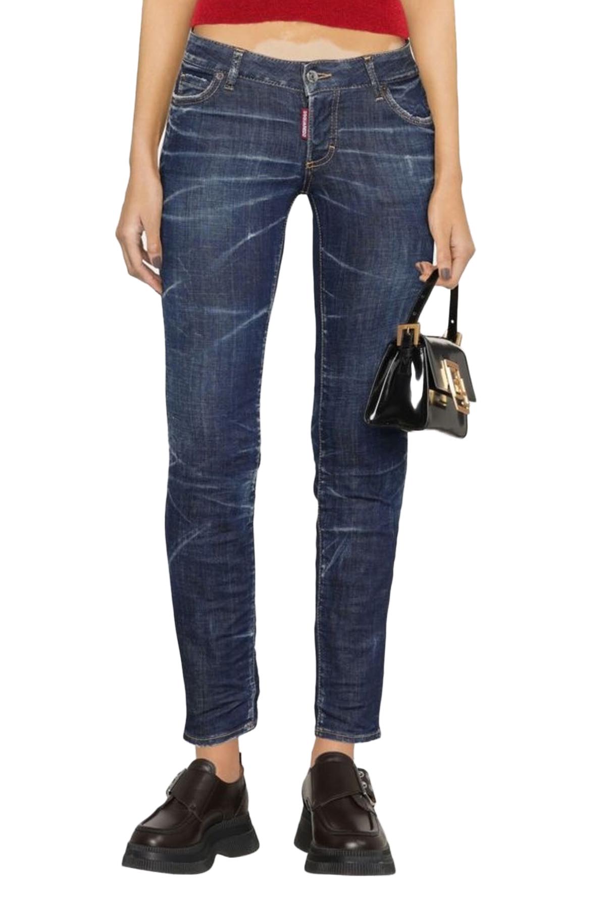 DSQUARED2 DISTRESSED SKINNY JEANS