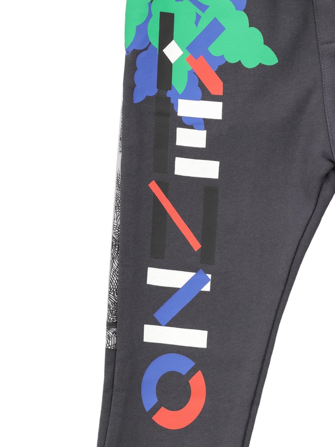 KENZO KIDS TRACKSUIT PANTS WITH LOGO