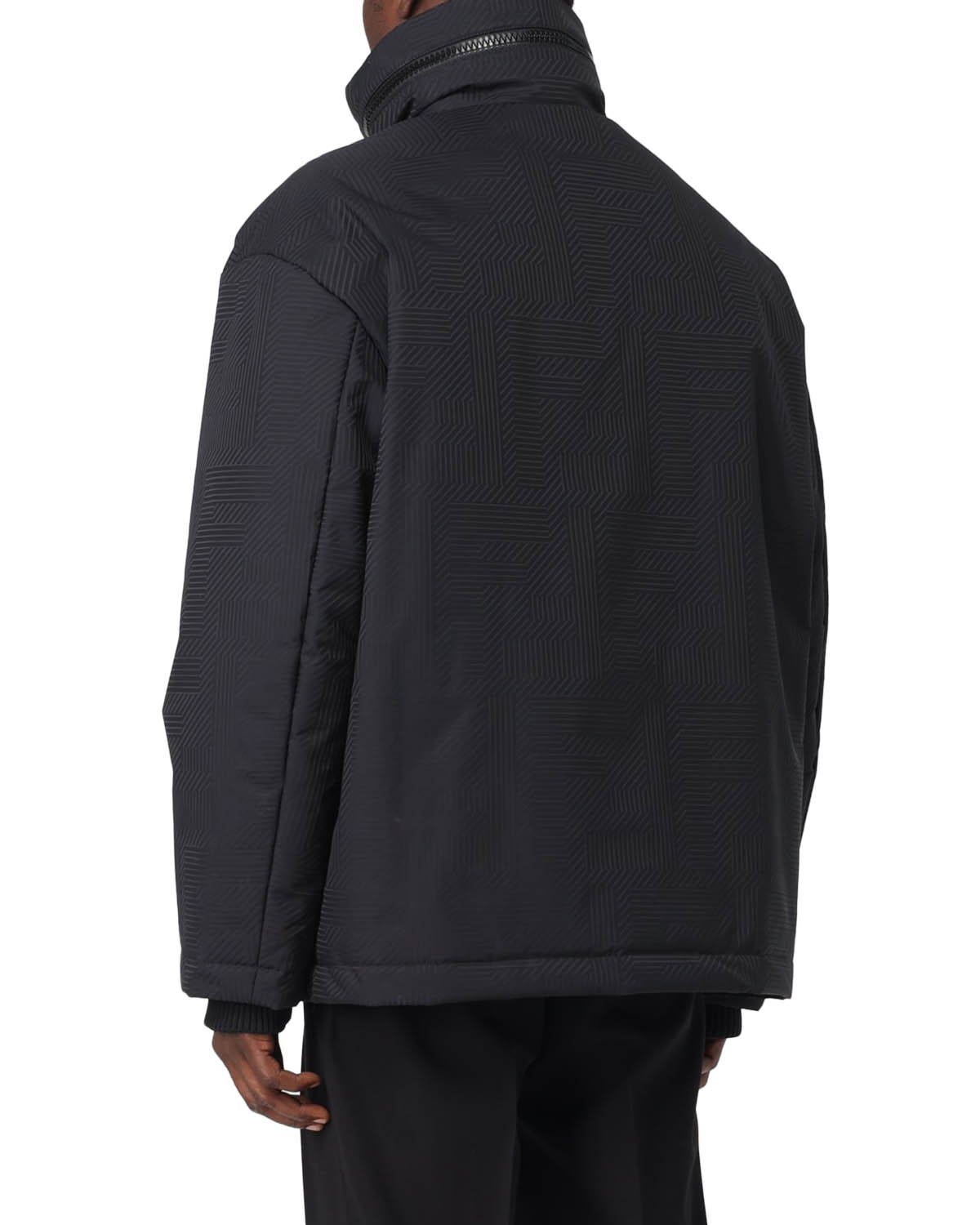 FENDI TECHNICAL SNOW JACKET WITH LOGO