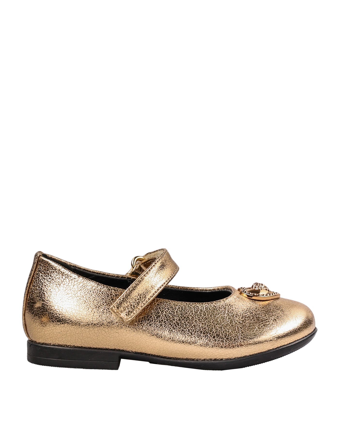 VERSACE KIDS HEART MEDUSA BALLERINAS