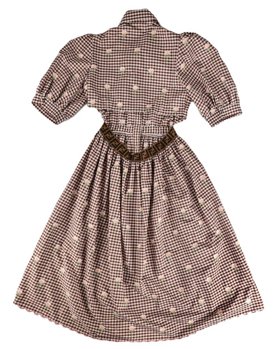 FENDI KIDS MIDI DRESS