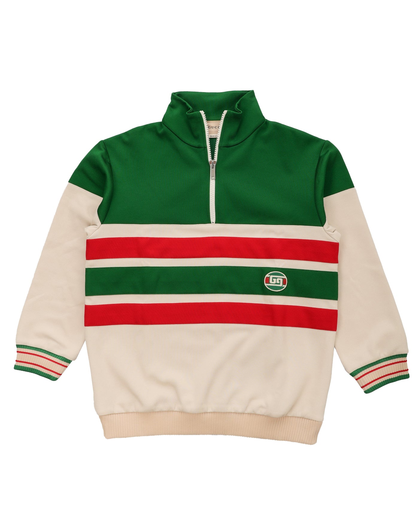 GUCCI KIDS SWEATSHIRT WITH LOGO DETAIL WEB