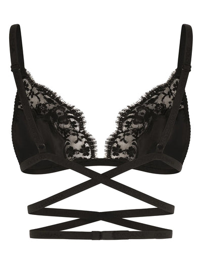 DOLCE&GABBANA TRIANGLE BRA TOP