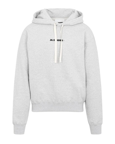 JIL SANDER HOODED SWEATSHIRT WITH LOGO