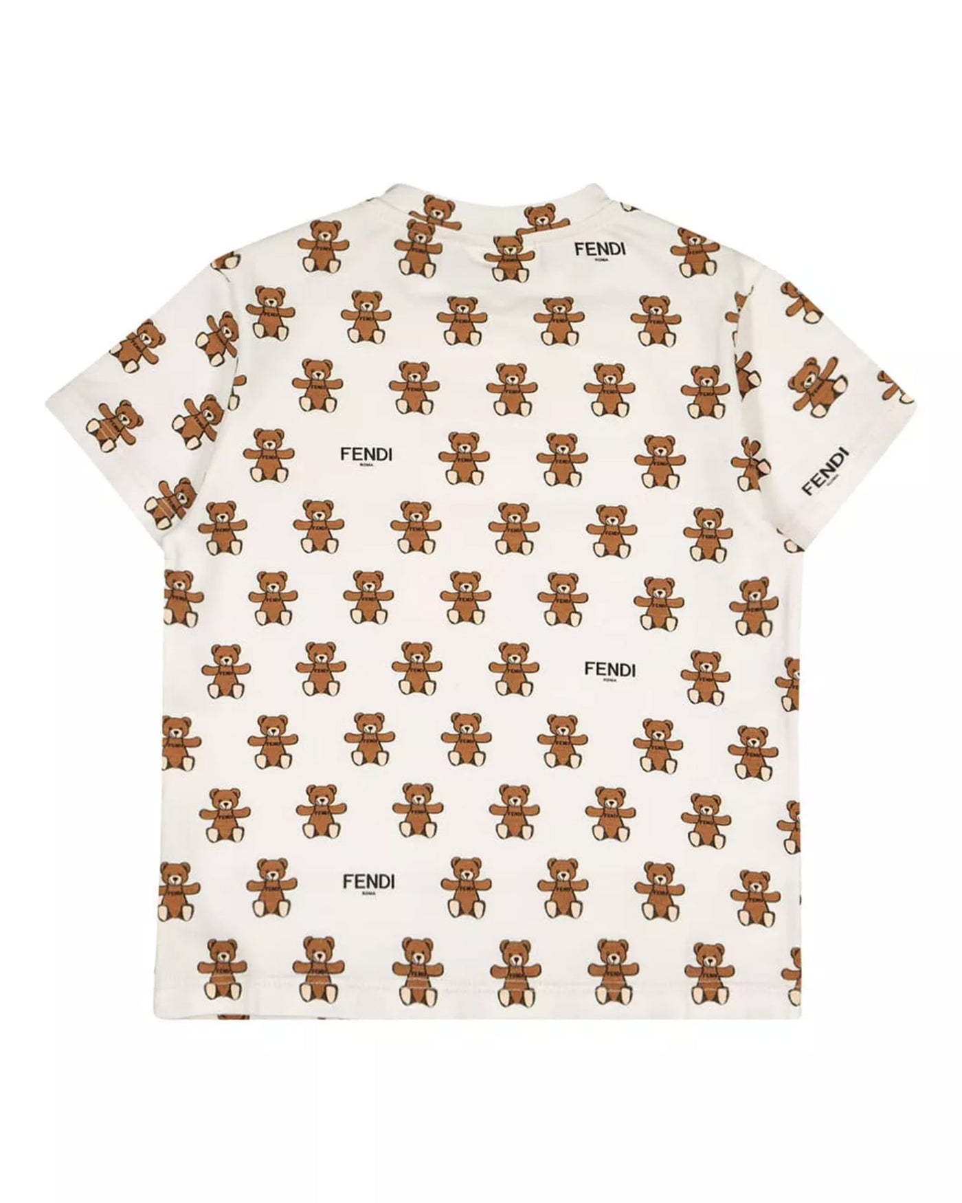 FENDI KIDS T-SHIRT TEDDY PRINT