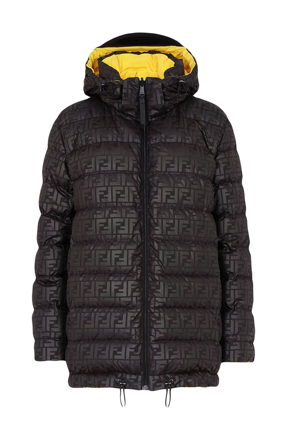 FENDI SKI DOWNJACKET WITH LOGO FF DOUBLE FACE