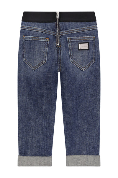 DOLCE & GABBANA KIDS JEANS PANTS