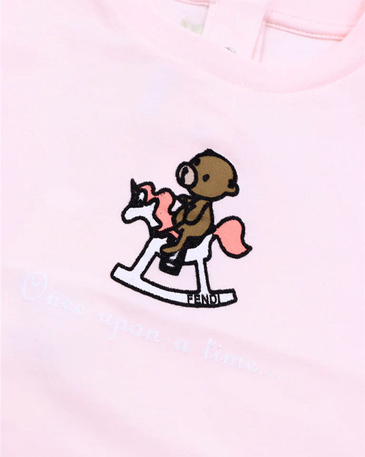 FENDI KIDS T-SHIRT TEDDY PRINT