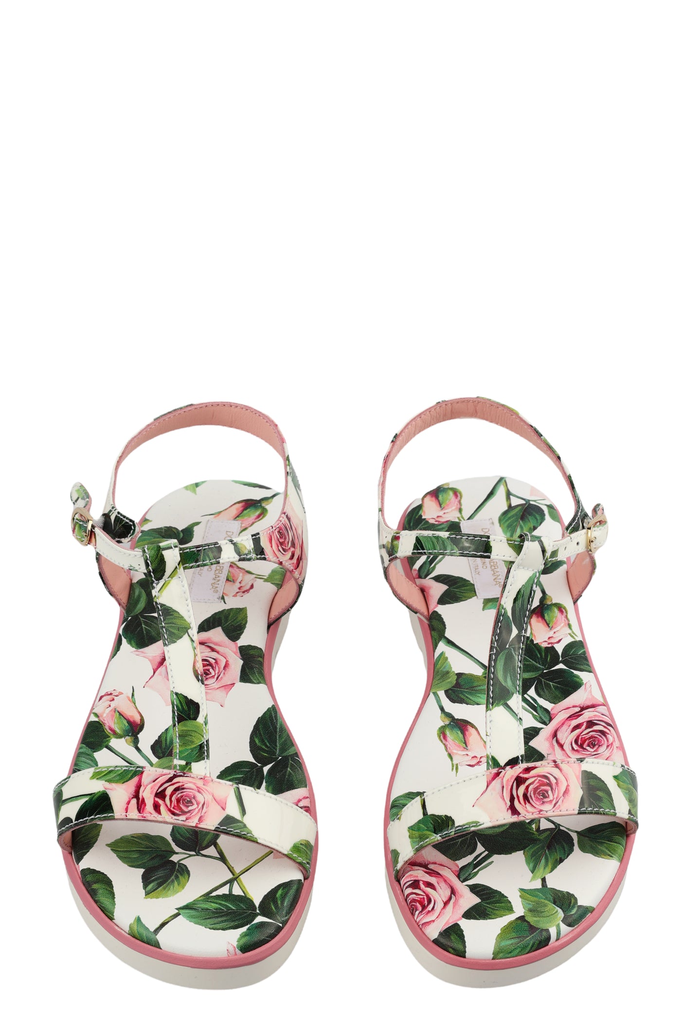 DOLCE & GABBANA KIDS LEATHER SANDALS