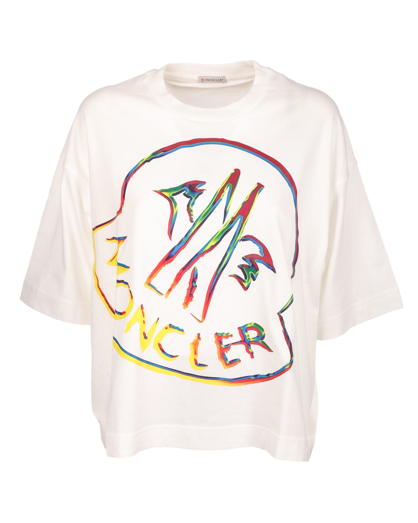 MONCLER WHITE T-SHIRT