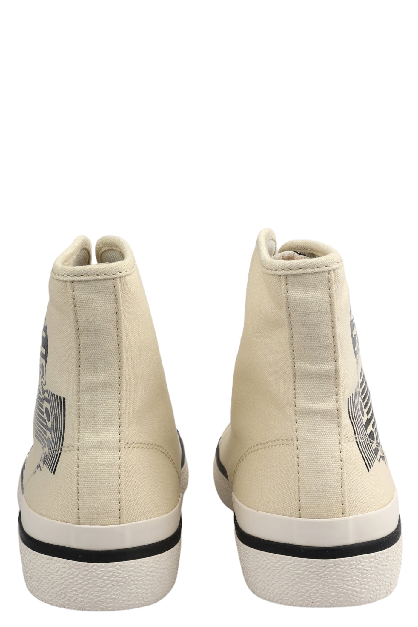 ISABEL MARANT LOGO CANVAS SNEAKERS