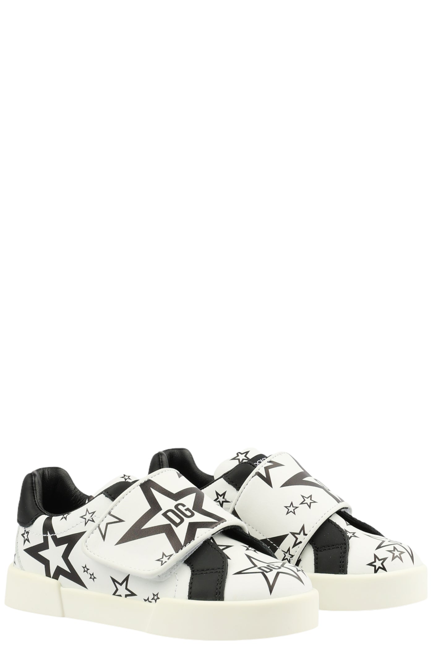 DOLCE & GABBANA KIDS LEATHER SNEAKERS