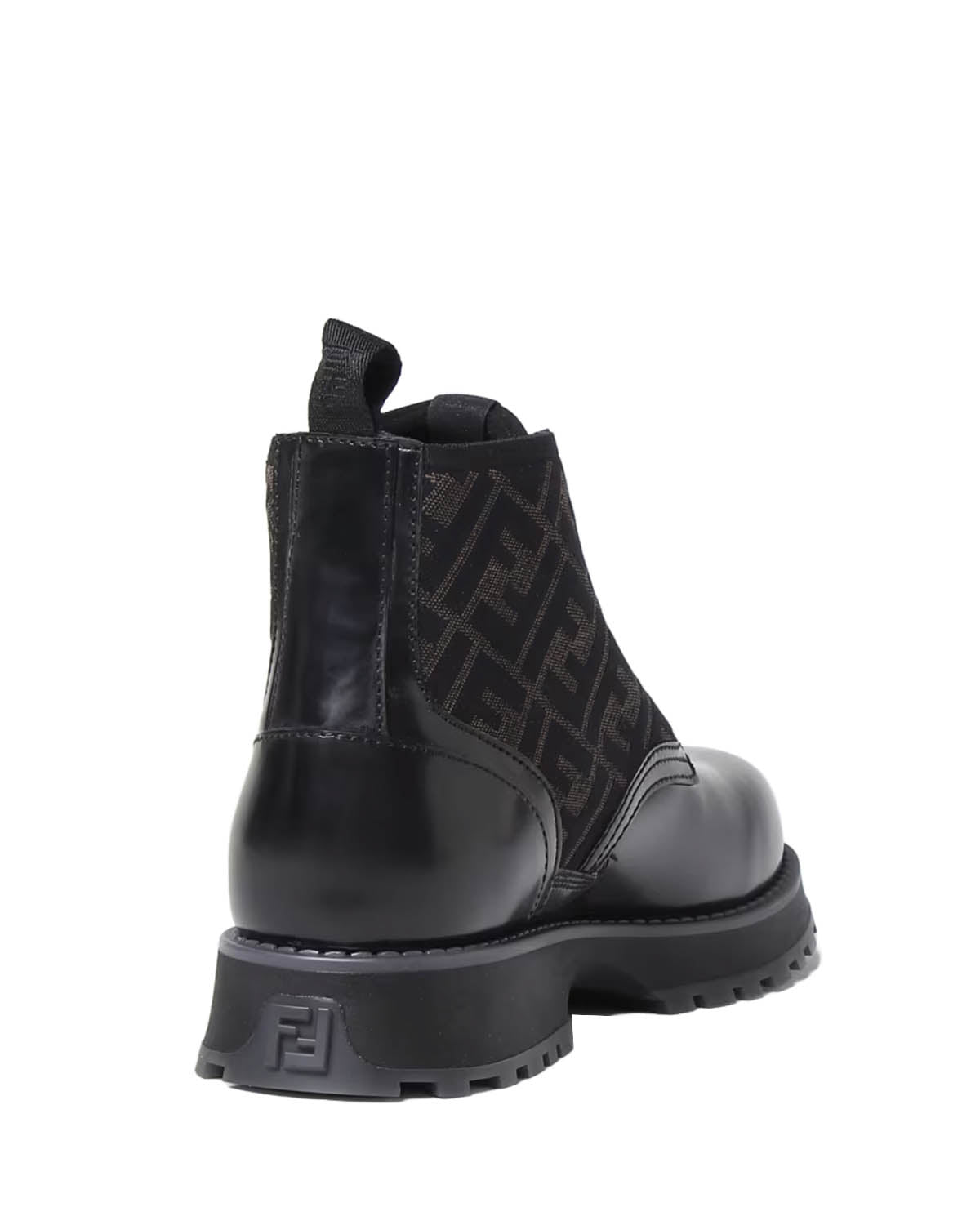 FENDI ANKLE BOOTS WITH LOGO FF