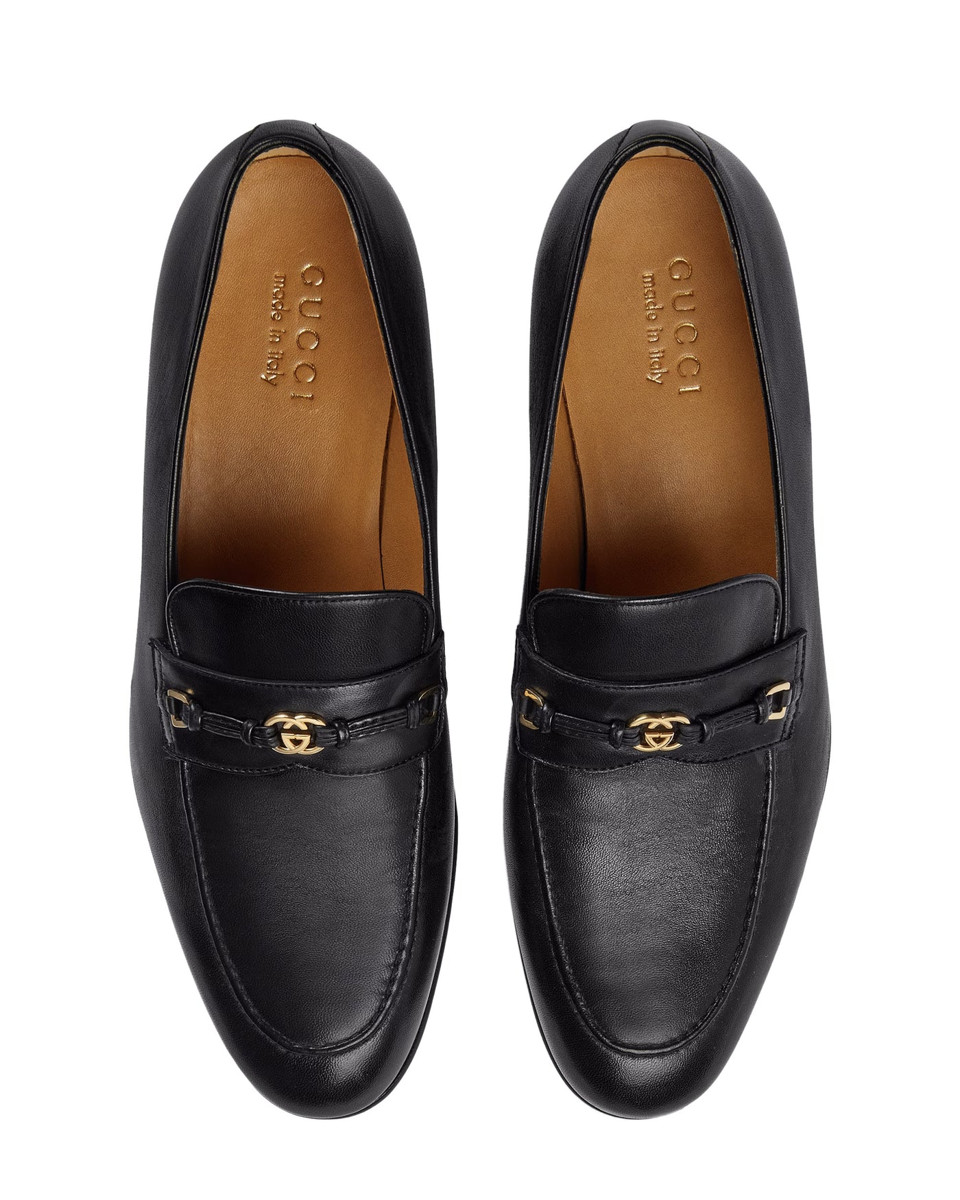 GUCCI LOAFERS WITH GG CROSS