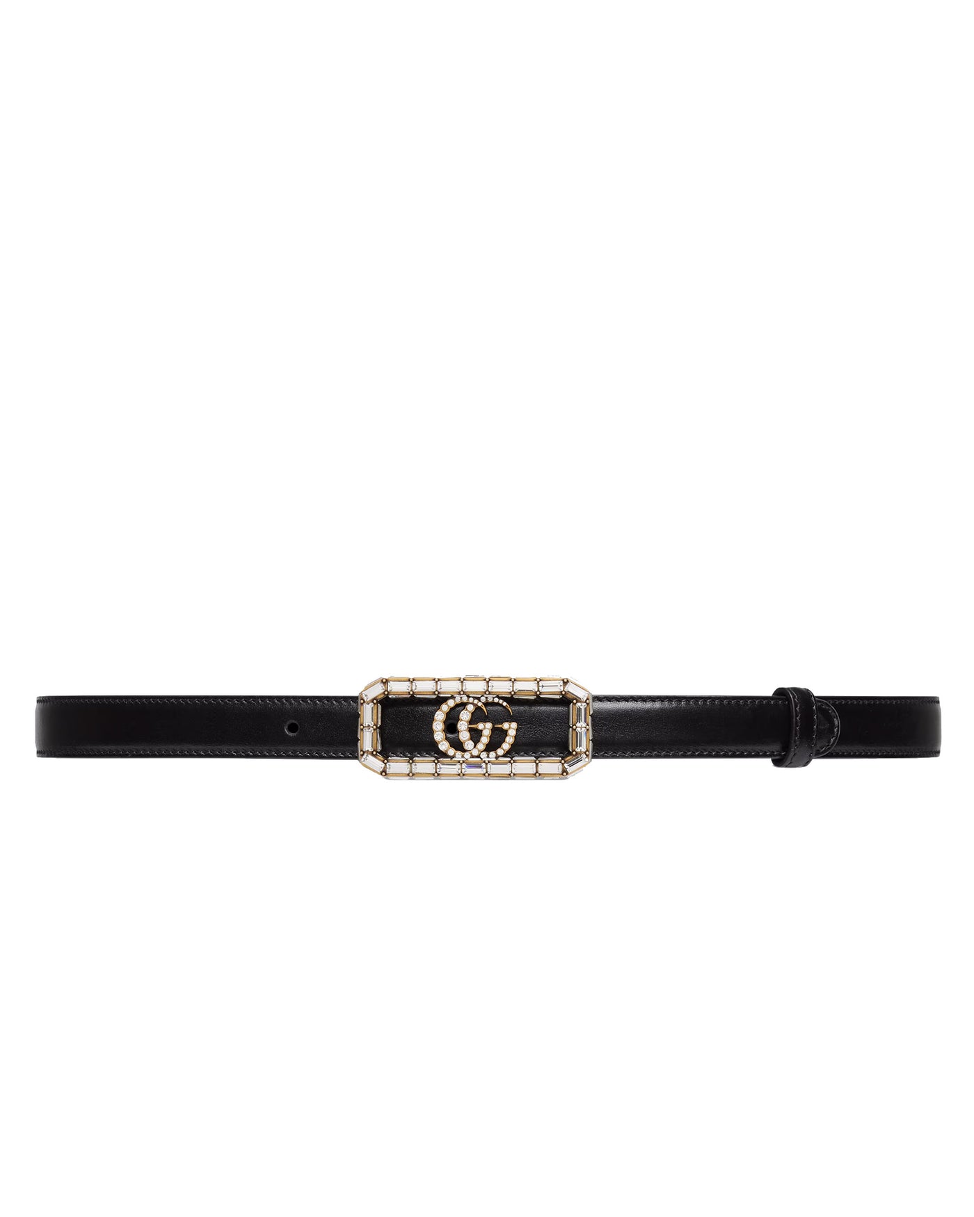 GUCCI CRYSTAL BUCKLE BELT