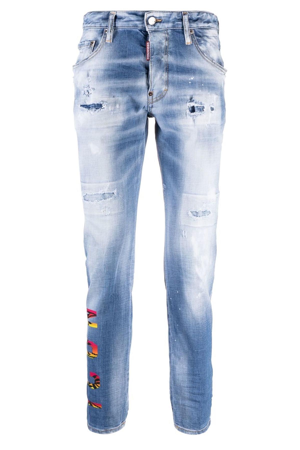 DSQUARED2 SLIM-CUT JEANS