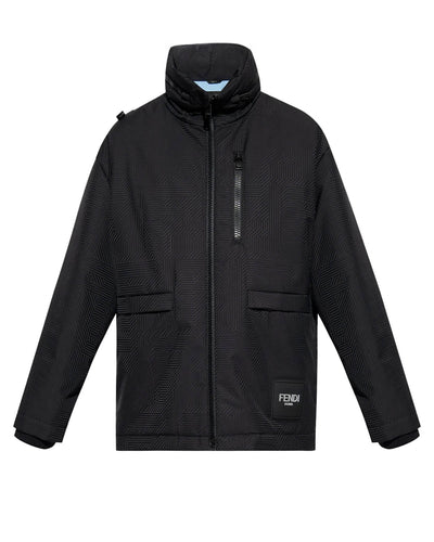 FENDI TECHNICAL SNOW JACKET WITH LOGO