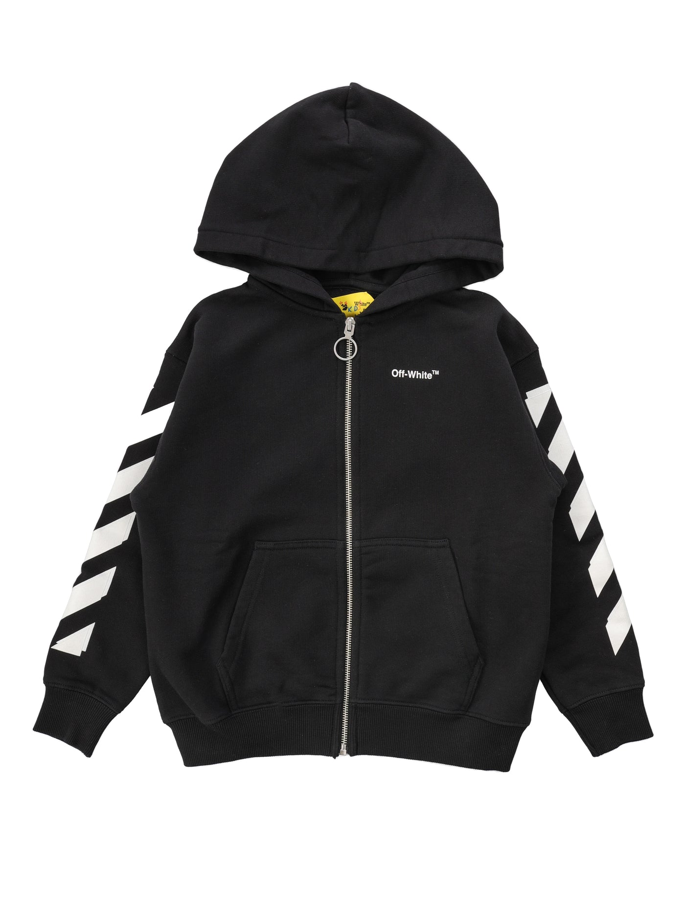 OFF WHITE KIDS ARROW HOODIE ZIP