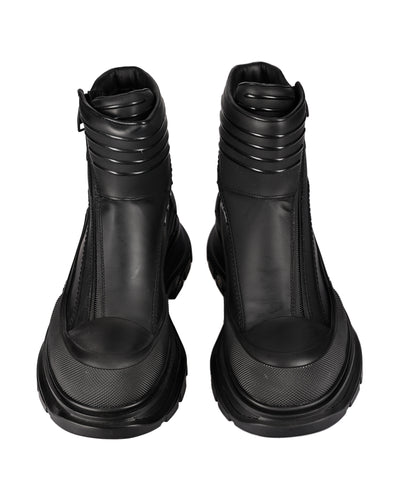 ALEXANDER MCQUEEN TREAD SLICK ANKLE BOOTS