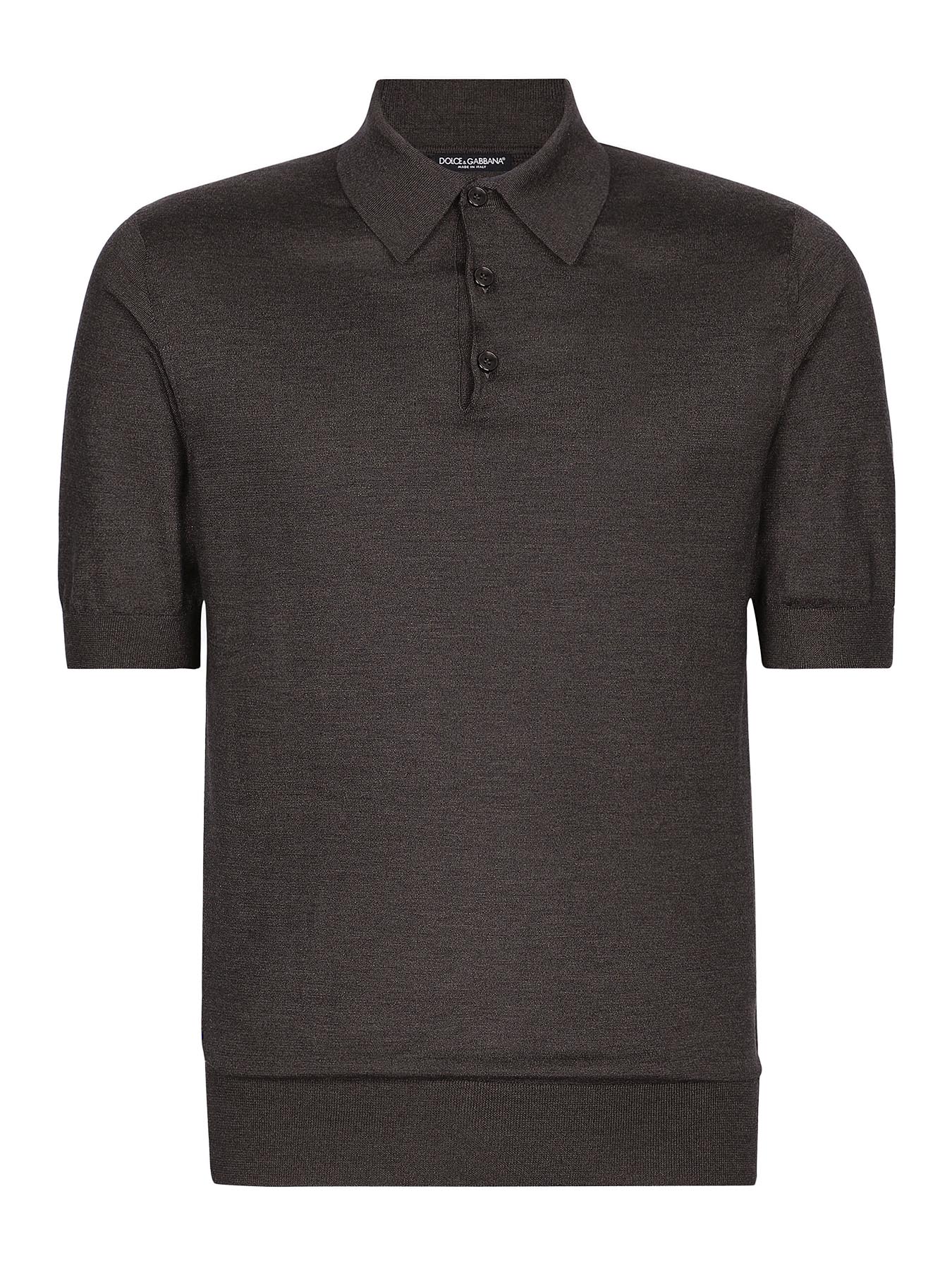 DOLCE&GABBANA SILK POLO