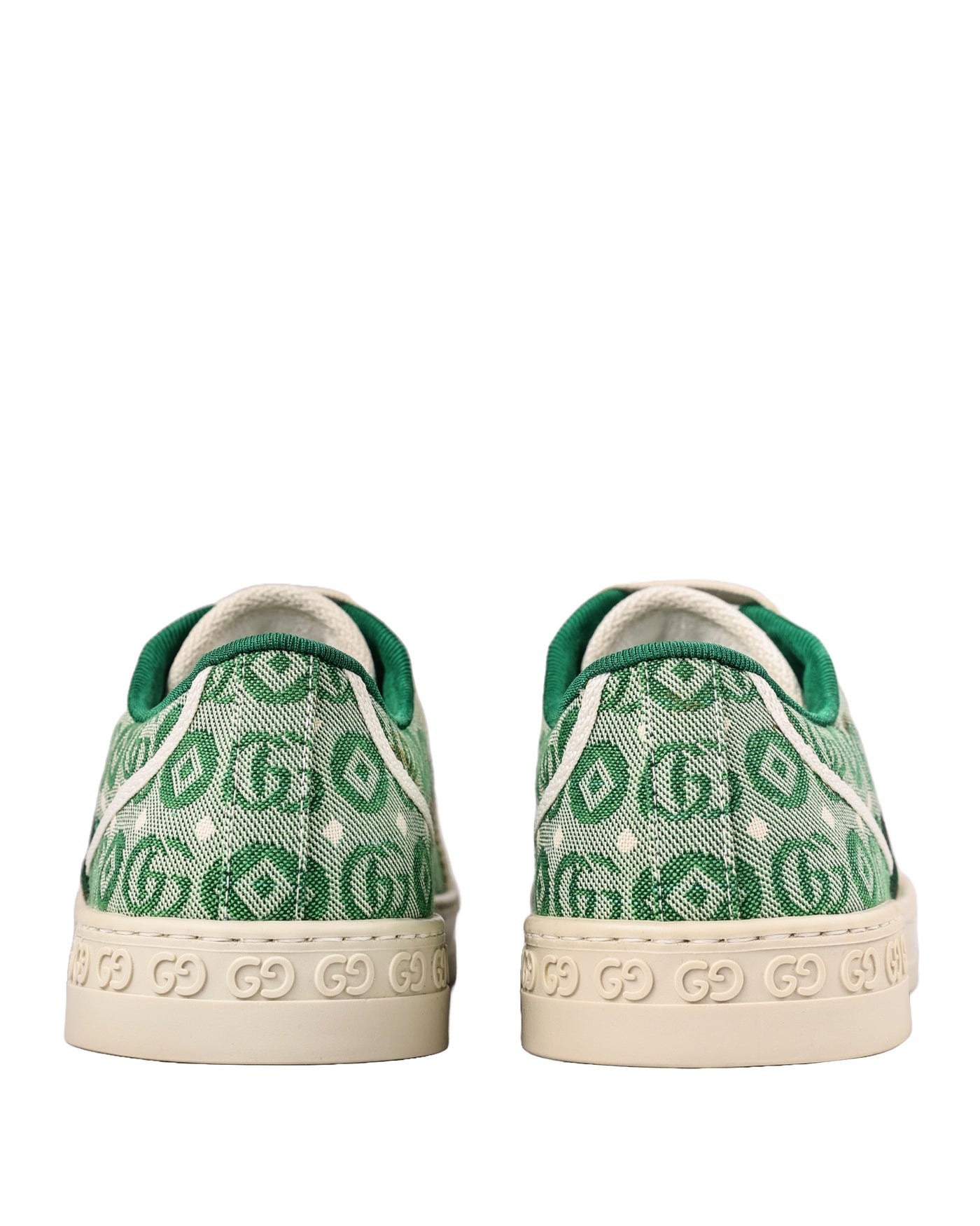 GUCCI KIDS CANVAS SNEAKERS WITH GG LOGO