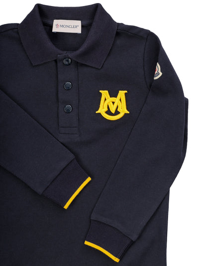 MONCLER KIDS POLO SHIRT LONG SLEEVE