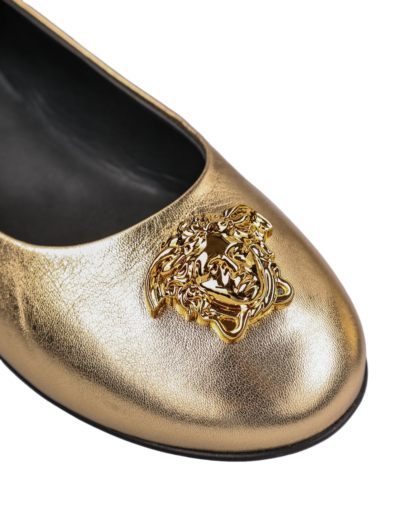 VERSACE KIDS LA MEDUSA BALLERINAS