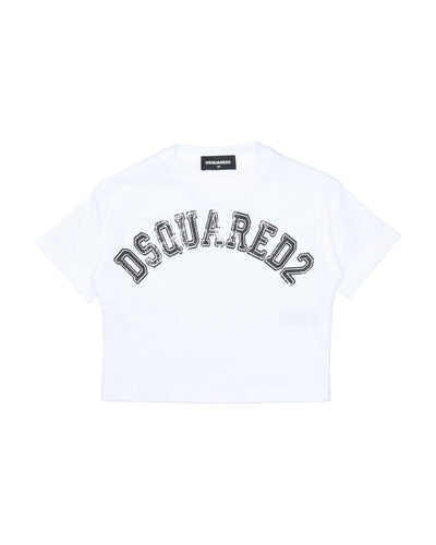 DSQUARED2 KIDS T-SHIRTS CROPPED