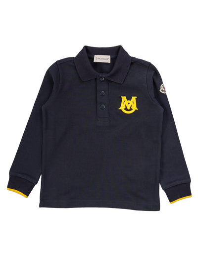 MONCLER KIDS POLO SHIRT LONG SLEEVE