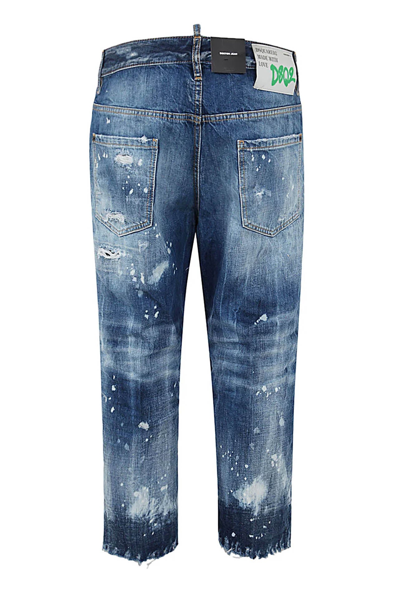 DSQUARED2 RAW CUT DISTRESSED JEANS