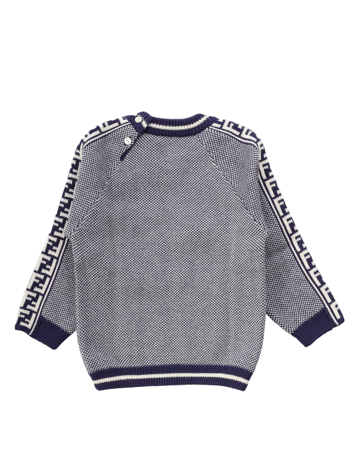 FENDI KIDS SWEATER DENIM EFFECT