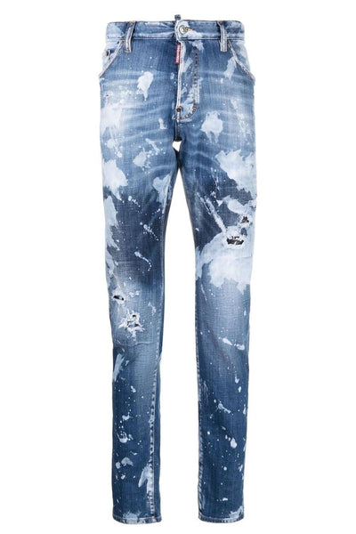 DSQUARED2 STRAIGHT-LEG JEANS