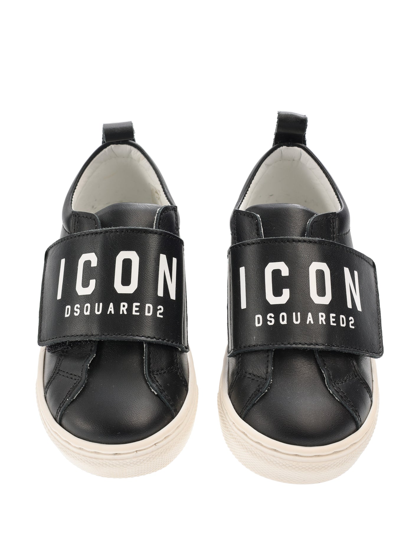 DSQUARED2 KIDS LEATHER SNEAKERS