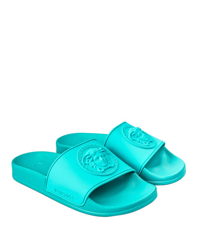 VERSACE KIDS MEDUSA SLIPPERS