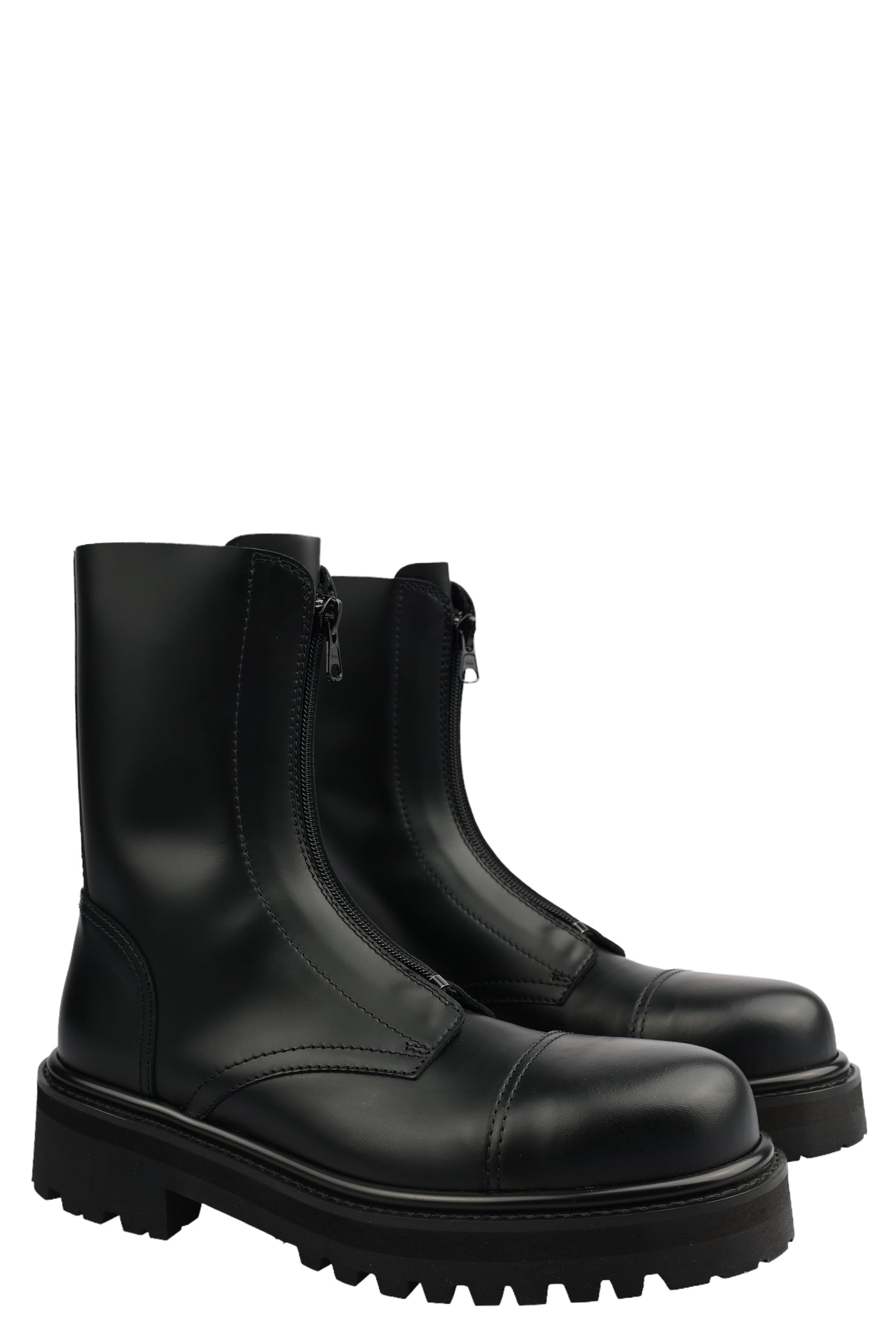 VETEMENTS LEATHER BOOTS