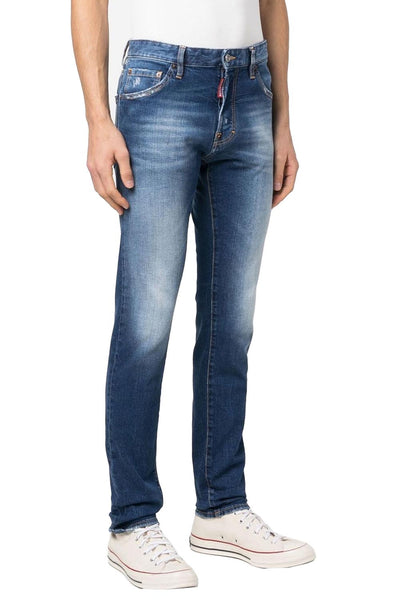 DSQUARED2 SLIM-CUT JEANS