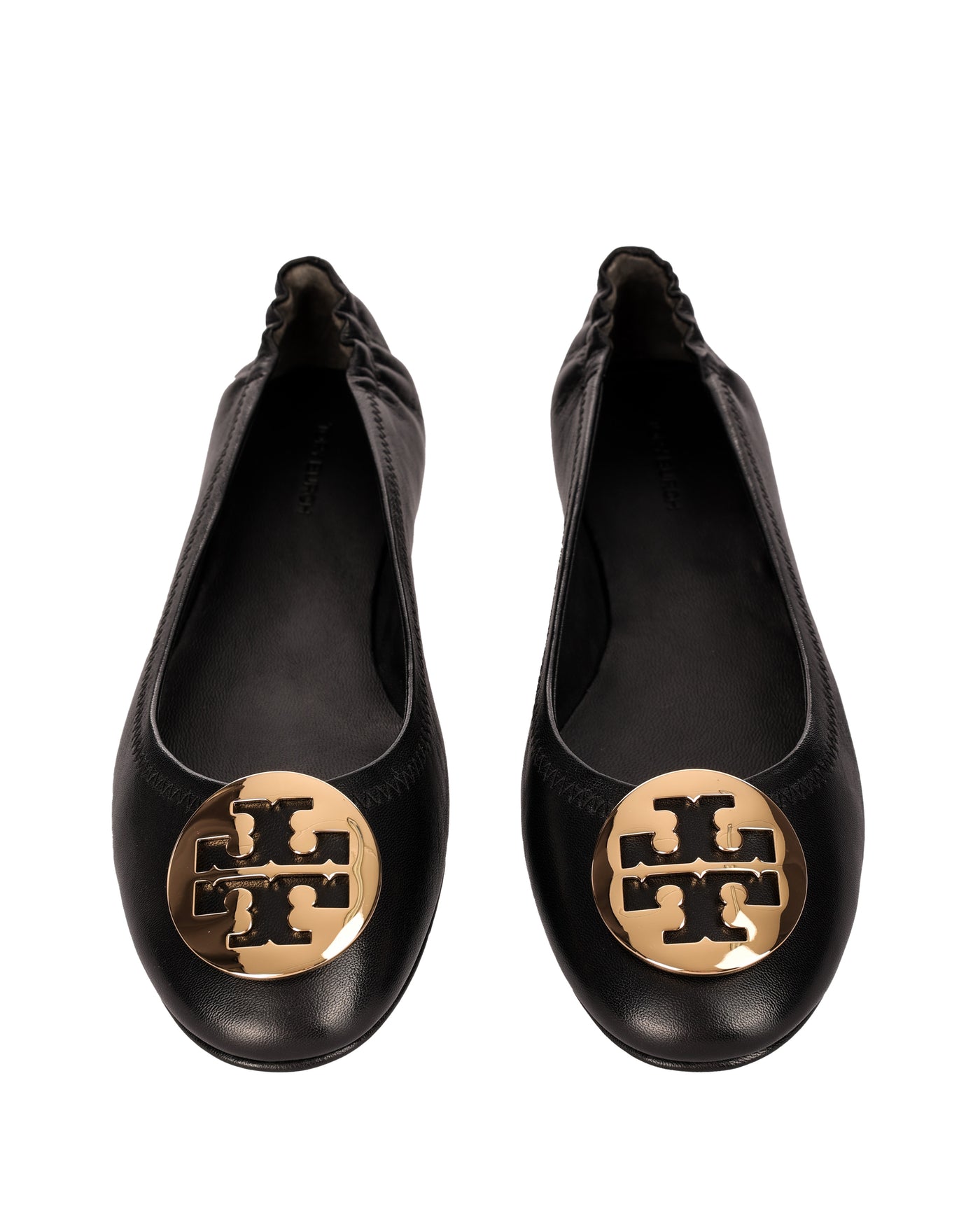 TORY BURCH LEATHER BALLERINAS