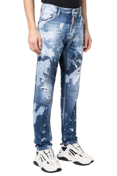 DSQUARED2 STRAIGHT-LEG JEANS