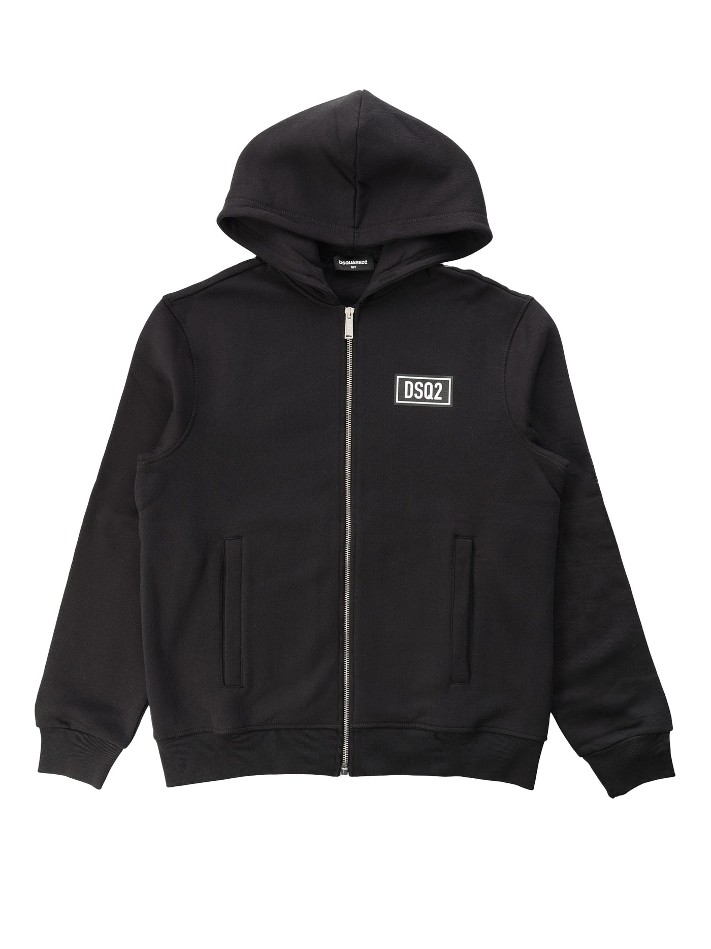 DSQUARED2 KIDS SWEATSHIRT WITH ZIP & HOOD