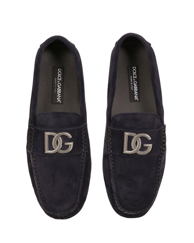 DOLCE&GABBANA LOAFERS WITH LOGO