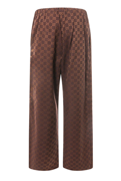 GUCCI PANTS WITH MONOGRAM GG