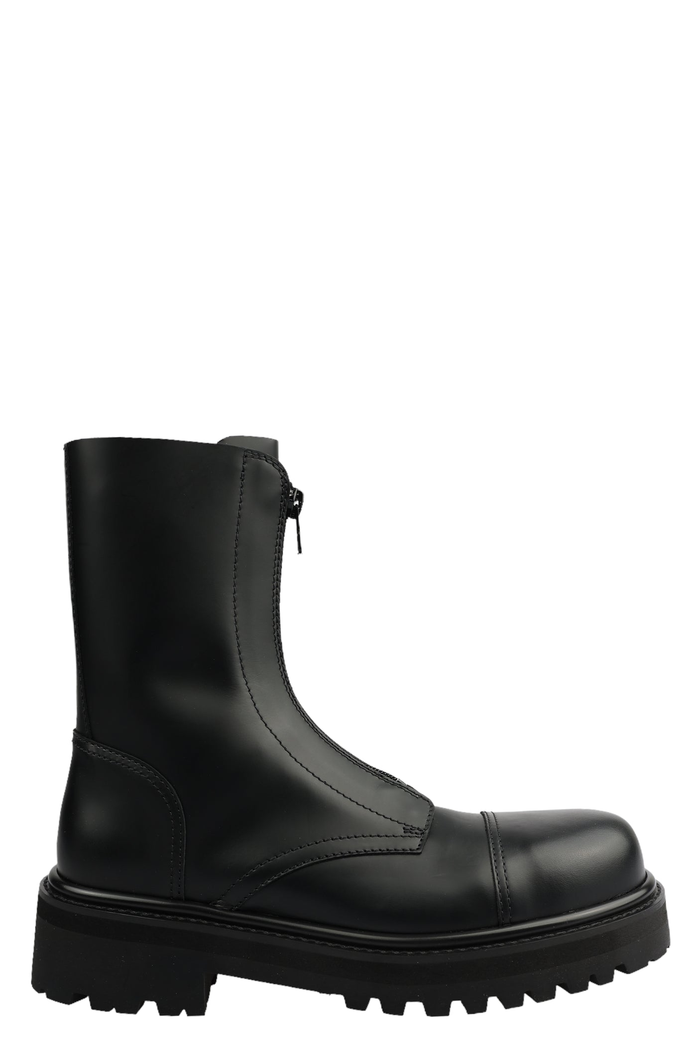 VETEMENTS LEATHER BOOTS