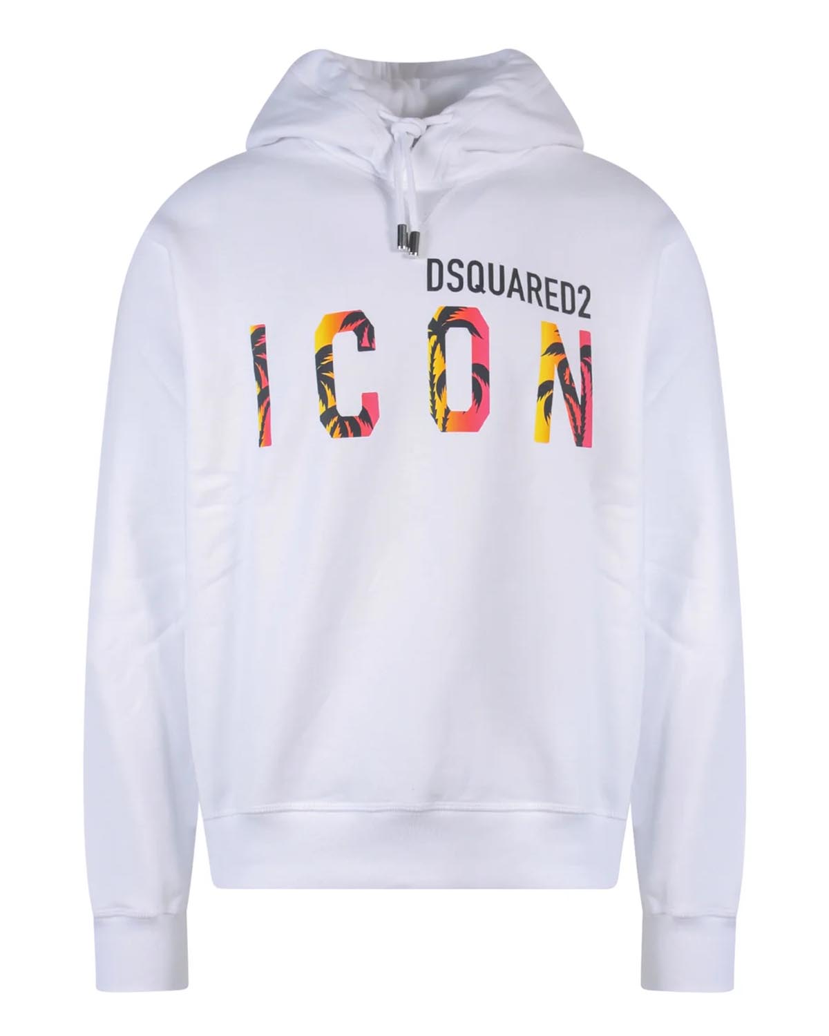 DSQUARED2 ICON PRINT HOODIE