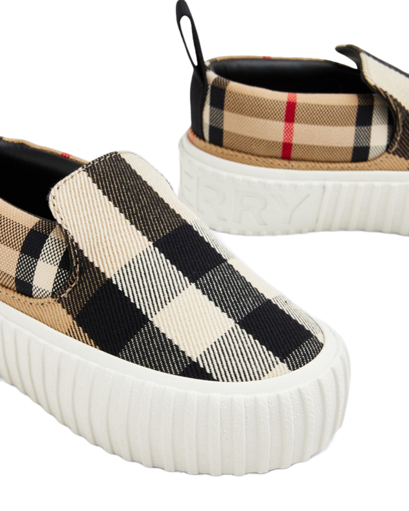 BURBERRY KIDS ANDREW SLIP-ON SNEAKERS