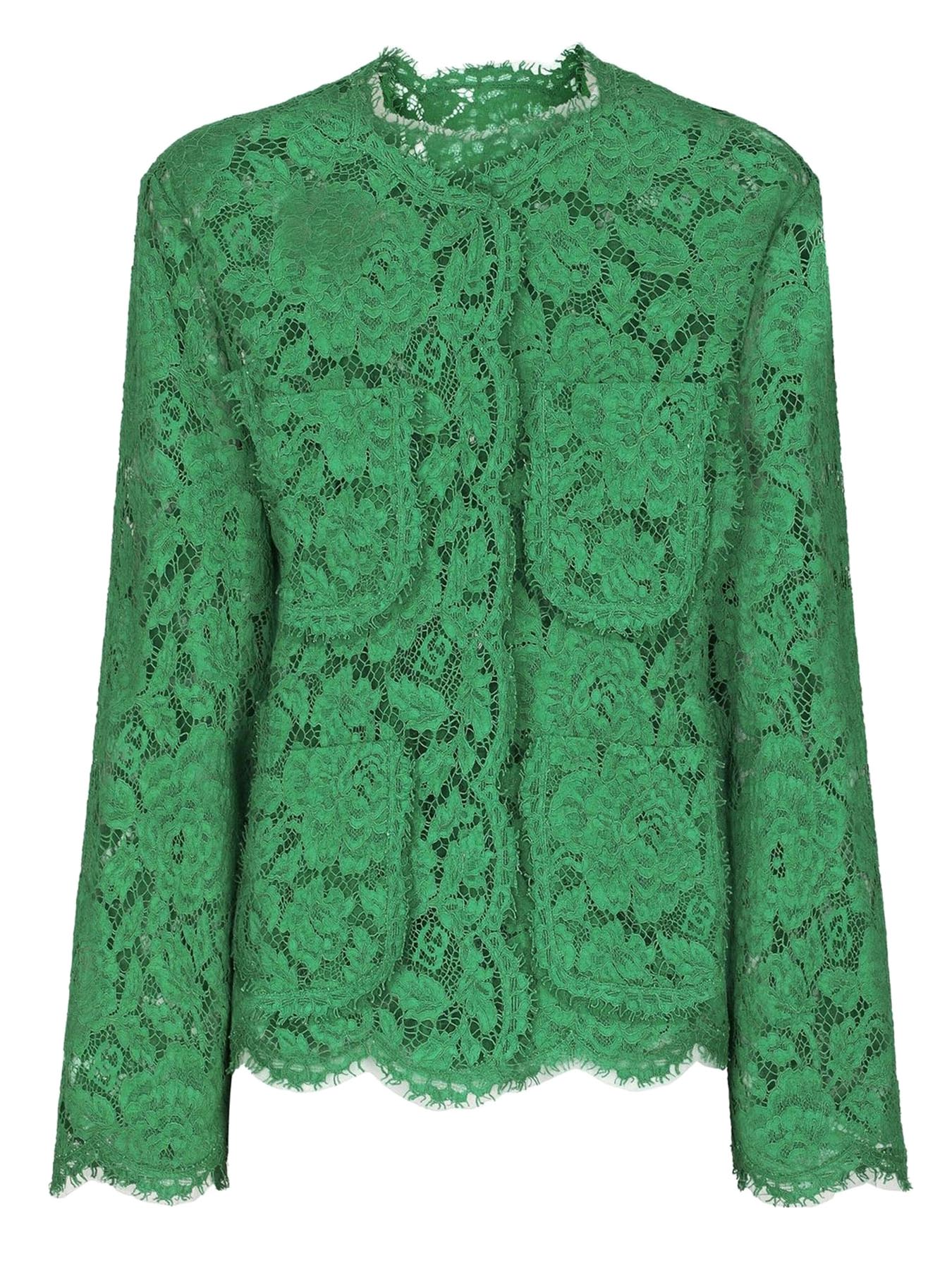 DOLCE&GABBANA BLAZERS IN LACE