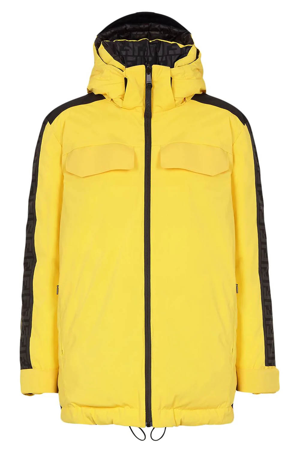 FENDI SKI DOWNJACKET WITH LOGO FF DOUBLE FACE