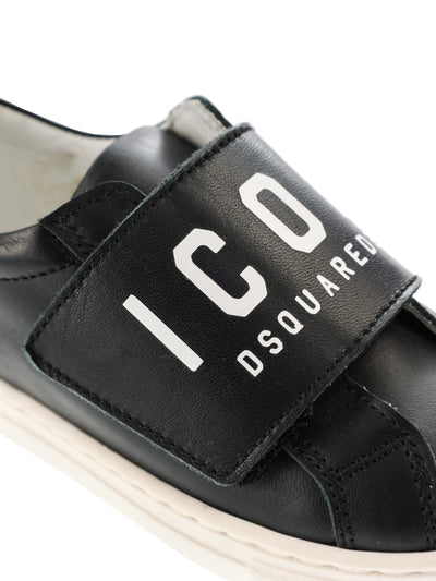 DSQUARED2 KIDS LEATHER SNEAKERS