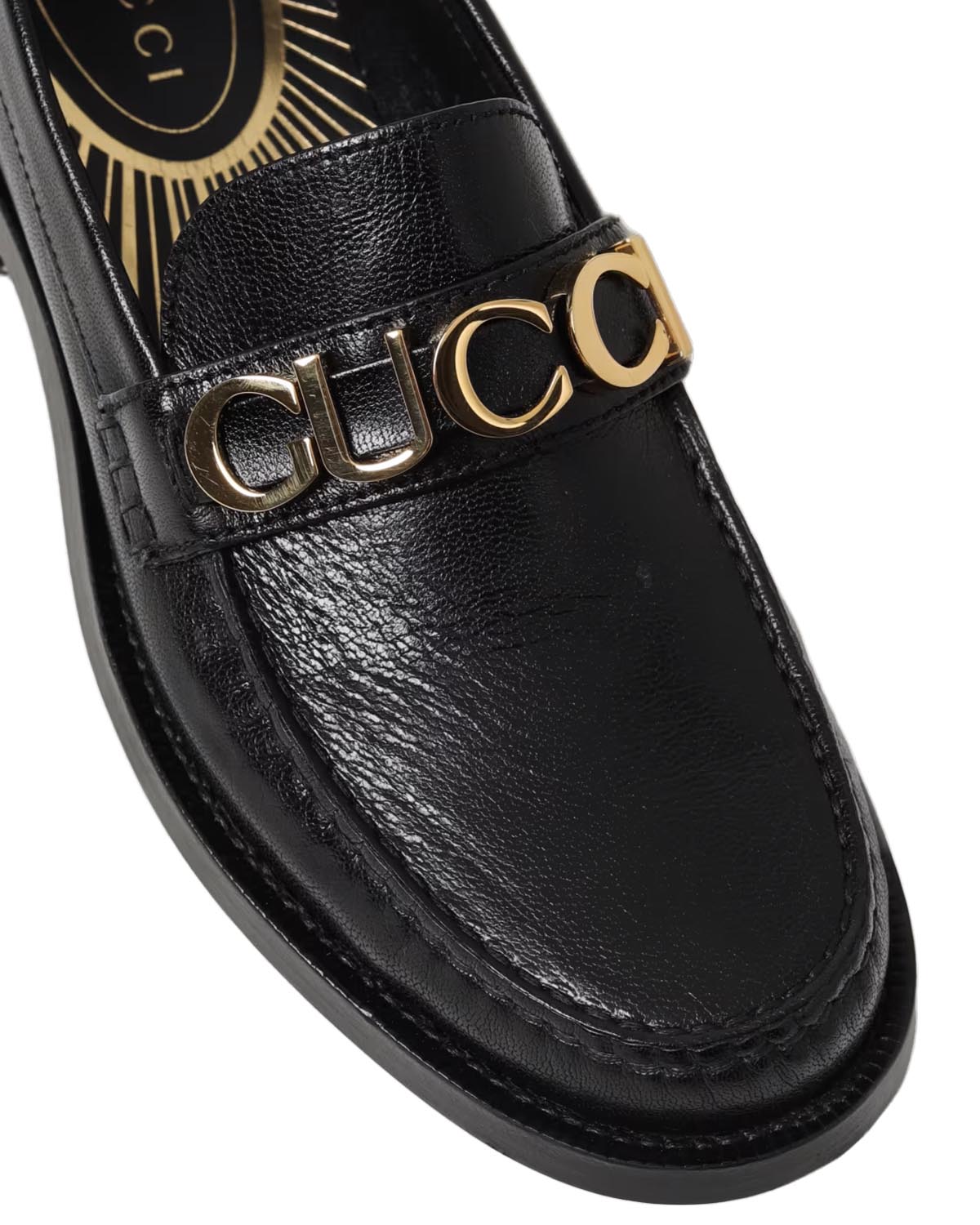 GUCCI LOAFERS WITH LOGO