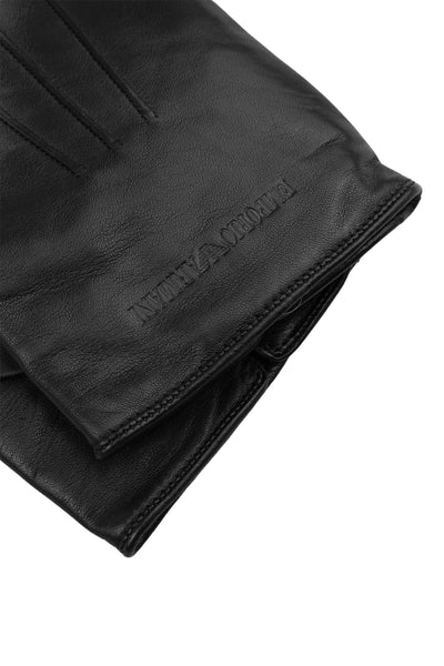 EMPORIO ARMANI LEATHER GLOVES