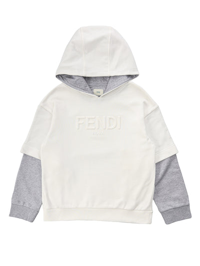 FENDI KIDS HOODIE WITH LOGO